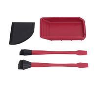 Kit de Colle Silicone Complet, Applicateurs de Colle Polyvalents | Matériaux de première qualité, Revêtement flexible et uniforme, Grattoirs inclus, Brosses pour surfaces multiples, Idéal