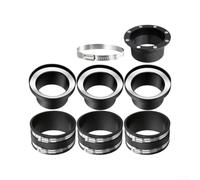 Kit de collecte de poussière magnétique à connexion rapide, 8 pièces | Colliers de serrage en acier inoxydable pour tuyaux de 100 mm à 120 mm, adaptateurs étanches pour systèmes d'aspiration