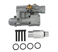 Kit de Collecteur de Nettoyeur Haute Pression Aramox Heavy Duty, Clapet Anti-retour + Seringue Chimique + 4 Vis + 4 Anneaux en Caoutchouc