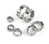 Kit de colliers serrage en acier inoxydable 304 | 140 pièces, pince: tuyaux sécurisés for la plomberie, les caractéristiques de l'eau du jardin automobile(140pcs)