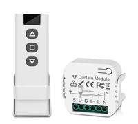 Kit de commande de volet roulant sans fil : Commande du moteur de volet roulant par télécommande RF + module récepteur, portée
