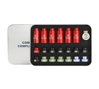 Kit de comparateur Bullet Comparator, jauge de précision avec 14 inserts et 6 bushings, outil de mesure précis pour les fournitures de recharge, test d'amunition, calibration du bras de pare-feu