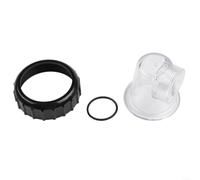 Kit de composants d'insertion de pompe de circulation pour SPS50 - Couvercle de pré-filtre de rechange avec joint en caoutchouc - Accessoires d'entretien de spa - Plastique transparent - 85 mm (1 lot)