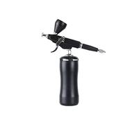 Kit de compresseur d'aérographe rouge avec pistolet pulvérisateur type déclencheur gravité for l'art modèle peinture artiste maquillage tatouages outils gâteau(Oranje)