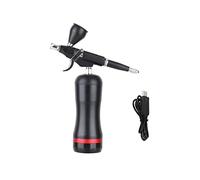Kit de compresseur d'aérographe sans fil High PSI Dual Action Spray for Art Modèle Body Paint Artiste Maquillage Tatouages Tatouages Outils gâteau(Part1)