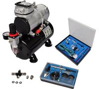 Kit de compresseur professionnel avec 2 pistolets