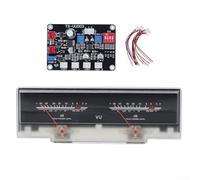 Kit de compteur VU avec carte pilote, indicateur de niveau audio rétroéclairé réglable pour studio, panneau de sensibilité de 500 uA pour modification audio de la maison et de la voiture