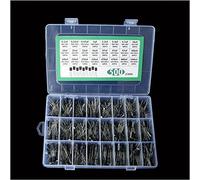 Kit de condensateur 500 pièces/lot 0.1UF-1000UF 24 valeurs condensateurs électrolytiques en aluminium 16-50V condensateur électrolytique mixte kit assorti et condensateurs de boîte de rangement Appare