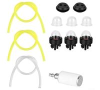 Kit de conduite de carburant avec joint d'étanchéité et boule de démarrage pour tondeuse à gazon, débroussailleuse, souffleur, carburateur encliquetable pour composant d'apprêt, tuyau en plastique
