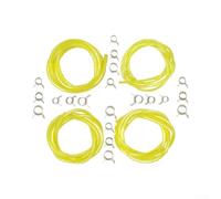 Kit de conduite de carburant en TPU 4 tailles 1,5 m pour petits moteurs | 4 tailles incluses, 1,5 m de longueur pour les petits moteurs, tronçonneuses, tondeuses à gazon, taille-haies