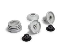 Kit de connecteur jet deau pour piscine pour Intex et Bestway avec filtre buse et couvercle noir PZCC