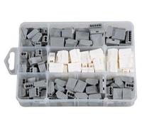 Kit de connecteurs à sertir, 160 pièces, comprenant des connecteurs à 2, 3 et 5 broches, ainsi que des connecteurs pour éclairage à 2 broches