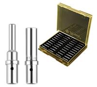 Kit de connecteurs Deutsch DTP 12#, 40 pièces, connecteurs mâle/femelle, calibre 12-16 AWG, plaqués nickel
