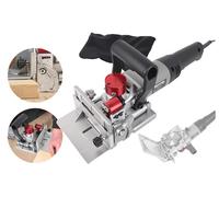 Kit de connecteurs pour meubles, 110 pièces, diamètre des lames de 100 mm, moteur de 1150 W, réglage sur deux axes, précision micrométrique