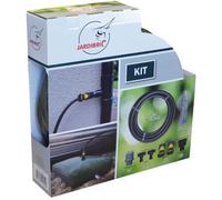 Kit de connexion pour réserve d'eau - Jardibric - Tuyau 5 m Ø19 mm - Raccords gros débit - Colle 50 ml
