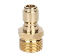Kit de connexion rapide M22 14 mm pour nettoyeur haute pression à essence - Ensemble adaptateur en laiton avec robinet à boisseau sphérique - 3000 PSI de nettoyage haute puissance