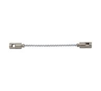 Kit de connexion VILANOVA en acier nickel mat 395x0mm