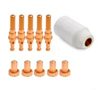 Kit de consommables plasma 9-8218 Bouclier, électrodes 9-8215 et buses 9-8206, compatible avec la dynamique thermique pour chalumeau de coupe sl60, pièces de rechange en cuivre et céramique