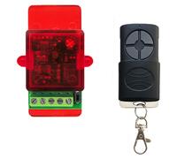 Kit de contrôle d'accès, serrure électrique, 12–24 V AC, télécommande sans fil, couleur noire
