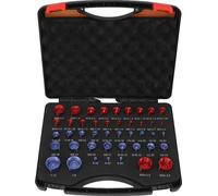 Kit de contrôle de filetage, 44 pièces, mesure métrique et SAE, 44pcs Box Set