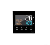 Kit de contrôleur de température Pid avec thermocouple de type K et capteur Cu500 avec relais de sortie d'alarme et double affichage pour lectures Celsius ou Fahrenheit dans un boîtier ABS (B)