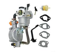 Kit de conversion de carburateur double carburant pour GPL pour GX200 168F | Construction en métal, interrupteurs essence/pour GPL, convient pour GX200 168F 170F, réduit les émissions