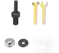 Kit de conversion de perceuse électrique vers meuleuse d'angle, adaptateur d'arbre hexagonal pour coupe, meulage, polissage, compatible avec la plupart des perceuses et clés électriques (B)