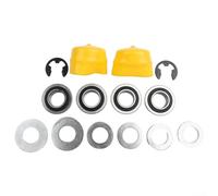 Kit de conversion de roulement pour tracteurs de tondeuse à gazon John For Deere, comprend des roulements de roue à bride scellée, des rondelles de fixation d'enjoliveur, des rondelles de poussée
