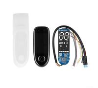 Kit de coque en silicone pour Ninebot F20 pour F40 pour panneau de commande et écran de protection contre les rayures et les dommages extérieurs (Blanc