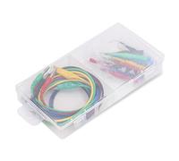 Kit de cordons de test à fiche banane, cordons de test pour multimètre avec pinces plaquées de 4 mm et pointes de sonde arrière, ensemble complet pour les essais