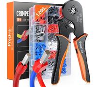 Kit de cosses à sertir, de 0,08 à 16 mm², comprenant 1200 cosses à sertir, à double ou simple fil
