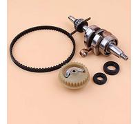Kit de courroie de distribution pour vilebrequin joint d'huile pignon d'arbre à cames pour Honda GX35 GX 35 tondeuse débroussailleuse tondeuse tondeuse petit moteur