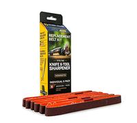 Kit de courroies grain moyen WORK SHARP - WSSA0002704 Kit de courroies d'affûteur de couteaux et d'outils - Abrasifs à l'oxyde de céramique de qualité supérieure pour les applications d'affûtage