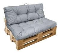 Linxor – Kit de coussins pour palette capitonnés – Gris clair