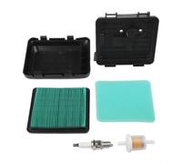 Kit de couvercle de boîtier de filtre à air avec pré-filtre et filtre à carburant pour moteurs de tondeuse à gazon Honda Gc135 Gc160 Gcv190 Hrb216 Hrr216 Hrx217 Remplace les moteurs de tondeuse à