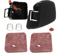 Kit de couvercle de filtre à air de rechange pour débroussailleuse FS38 FS45 FS46 FS55R HL45 KM55, compatible avec 4140 141 0500 4140 124 2800, kit d'entretien complet