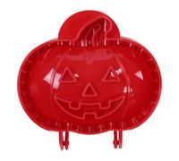 Kit de cuisson en plastique pour mini tartes Halloween - 8 formes | Citrouille, fantôme, chauve-souris, crâne, chapeau de sorcière, toile d’araignée, maison hantée et chat noir - mini