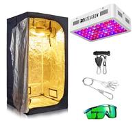 Kit de culture en serre - Lampe de croissance LED - 60 x 60 x 140 cm - 6 V courant continu - Non dimmable - Aluminium