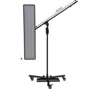 Kit de débosselage, lampe de mise à niveau à LED, réglable en hauteur, noir