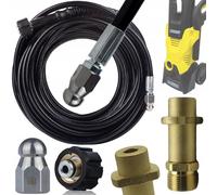 Kit de débouchage canalisations Karcher, tuyau 20m, M22, 3 jets, 160 bars