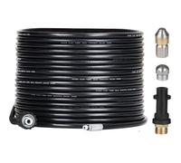 Kit de débouchage tuyau haute pression - Longueur 15 m Pression max 180 bars - Nettoyage canalisations Kärcher - Adaptateur M22