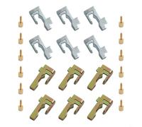 Kit de déclencheur d'heure pour Intermatic T100 T7000 WH40 Series, 156T1978A Pièces de rechange avec 6 broches et vis dorées et 6 vis argentées, inserts d'interrupteur d'horloge