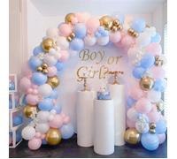 Kit de décoration de fête - Multicolore - 147 ballons - Mariage - Anniversaire - Baby shower