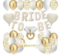 Kit de décoration "Future Mariée", comprenant 50 articles, idéal pour un enterrement de vie de jeune fille ou un mariage