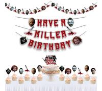 Kit de décoration pour une fête d'anniversaire : bannière, guirlande, 100 ballons