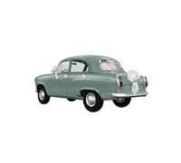 Kit de décoration pour voiture vive les mariés 6 pièces en tulle - Blanc - Taille Unique