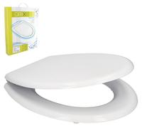 Kit de décorations pour cuvette de toilette, blanc, modèle Deluxe, forme ronde, 1 pièce