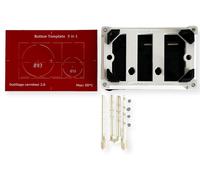 Kit de découpe de carreaux 2.0 – plaque magnétique + gabarit + mini-disques diamantés