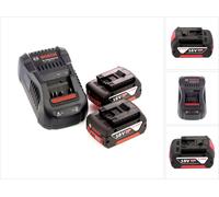 Kit de démarrage 18 V Bosch avec 2x GBA 18 V 5,0 Ah batterie Li-Ion + chargeur rapide GAL 1880