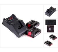 Kit de démarrage 18V Bosch avec 2x batterie GBA 2,0Ah ( 1600Z00036 ) + chargeur GAL 18V-40 ( 1600A019RJ )
